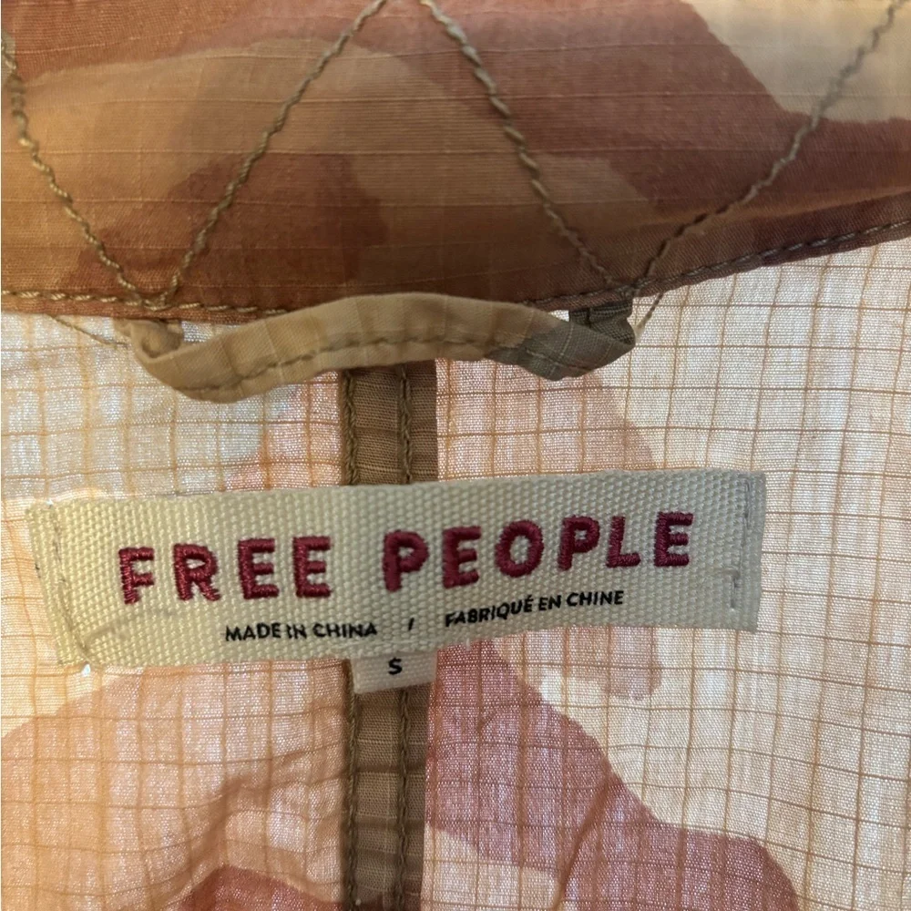 Free People Lead The Way Camouflage Field Jacket - small